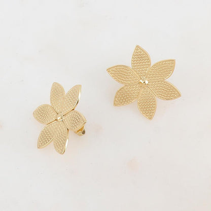 B.O à puce fleur 3,1 x 3,1 cm