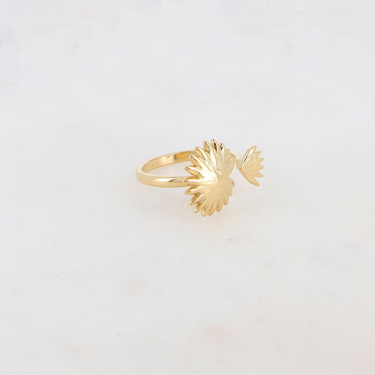 Bague feuillage