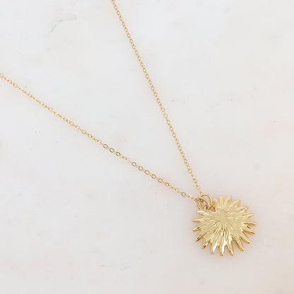 Collier avec pendentif feuillage (40+5CM)