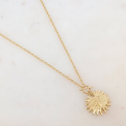 Collier avec pendentif feuillage (60+5CM)