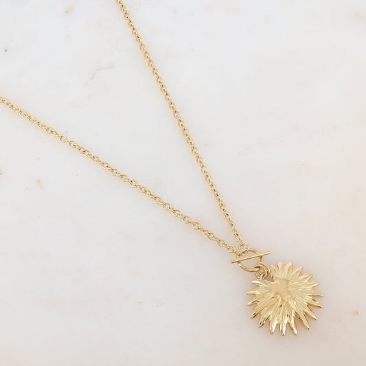 Collier avec pendentif feuillage (60+5CM)