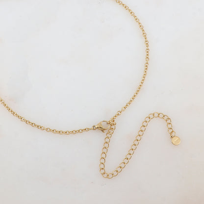 Sautoir avec pendentif ajouré de façon graphique (60+10CM)