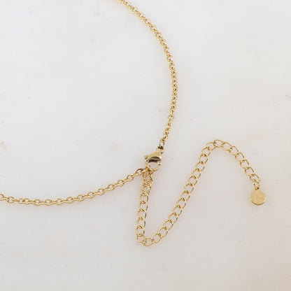 Sautoir avec pendentif émaillé (80+10CM)