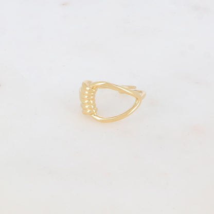 Bague fine avec anneau