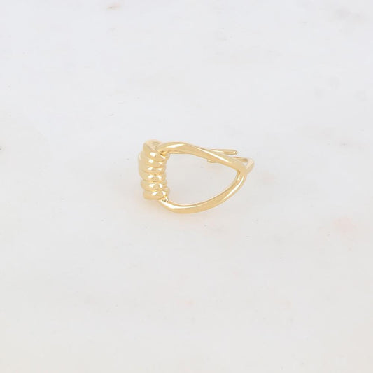 Bague fine avec anneau