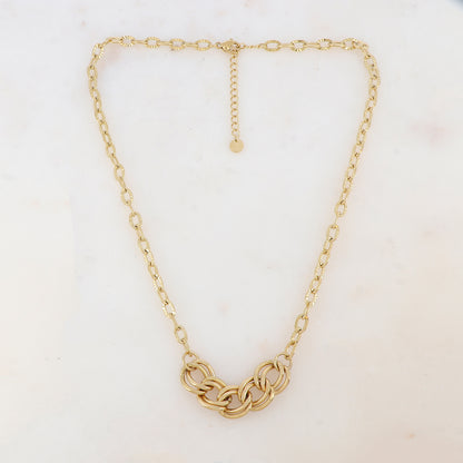 Collier en jeu de maille (38+5CM)