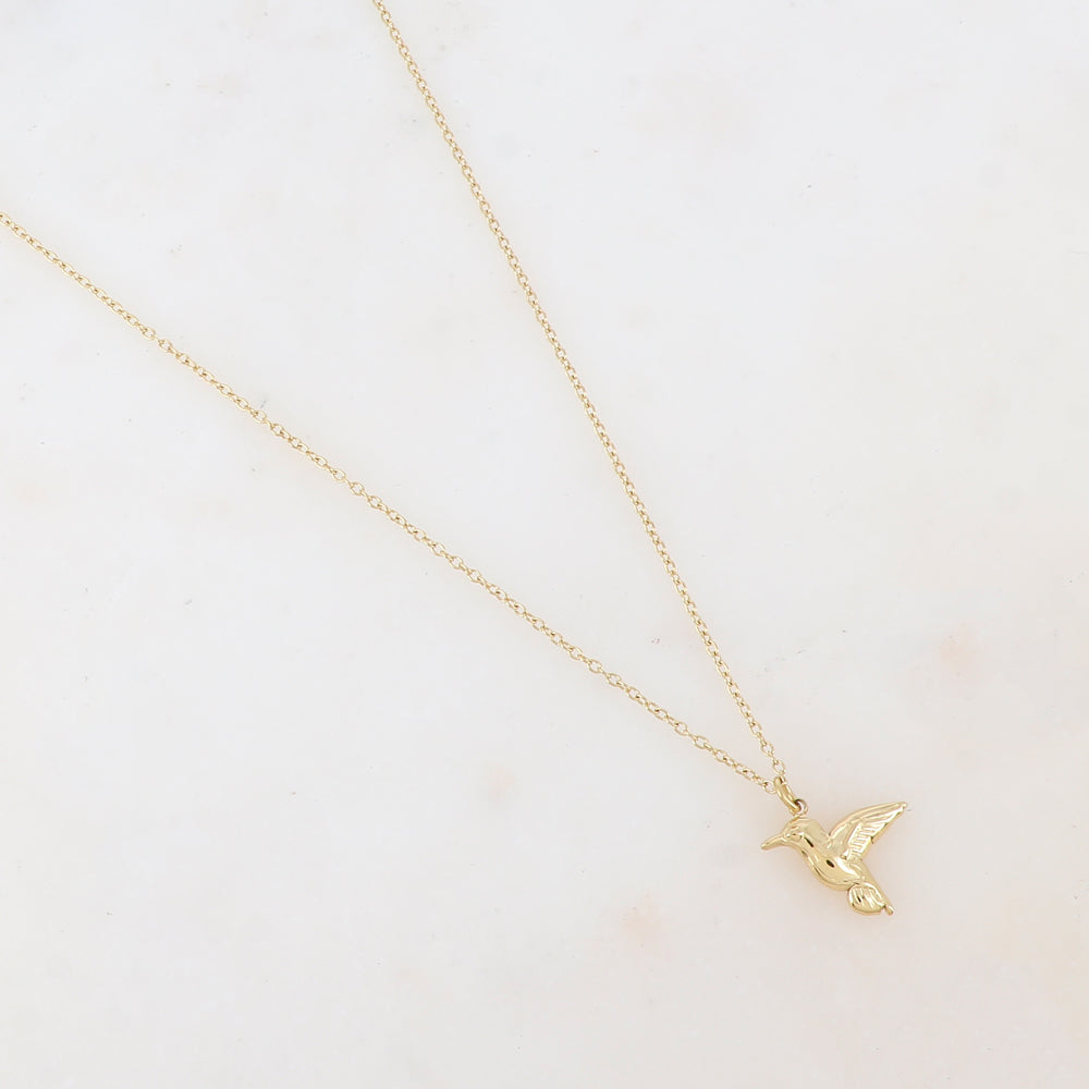 Collier avec pendentif oiseau (40+5CM)