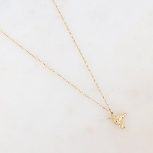 Collier avec pendentif oiseau (40+5CM)