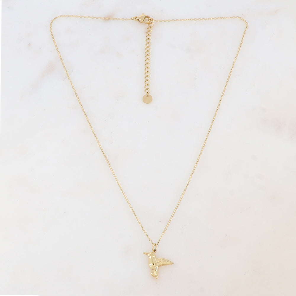 Collier avec pendentif oiseau (40+5CM)