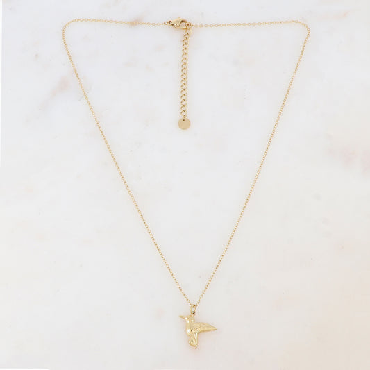 Collier avec pendentif oiseau (40+5CM)