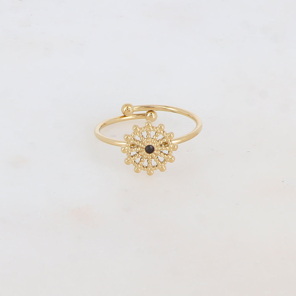 Bague avec zircons