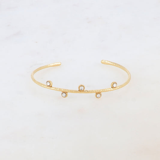 Jonc fin avec petits strass