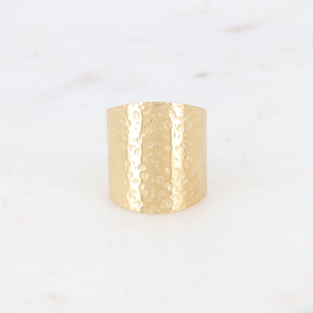 Bague martelée