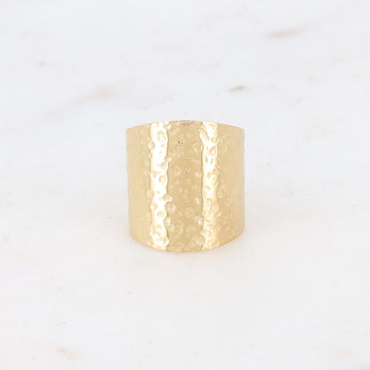 Bague martelée