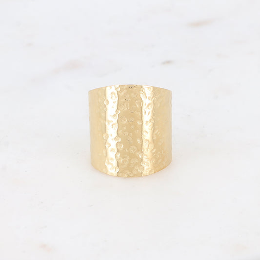 Bague martelée