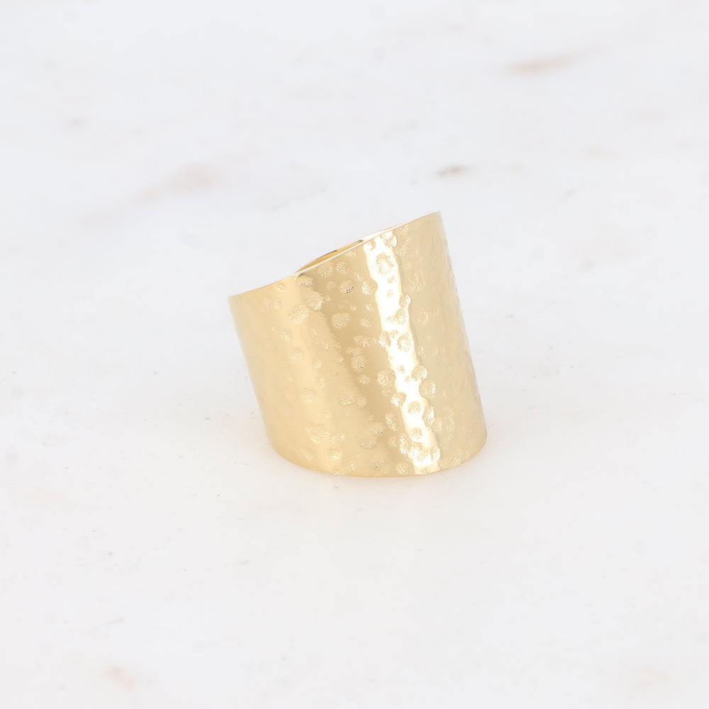 Bague martelée