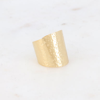 Bague martelée