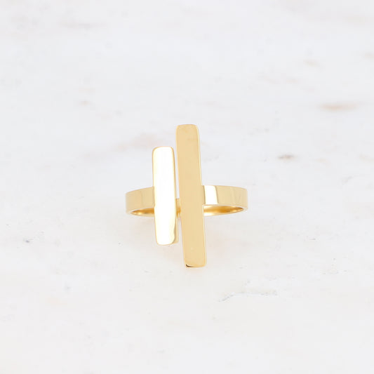 Bague 2 barres