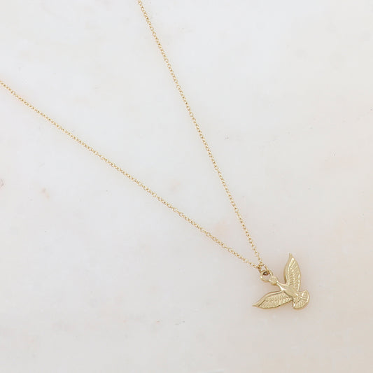 Collier avec pendentif fleur (40+5CM)
