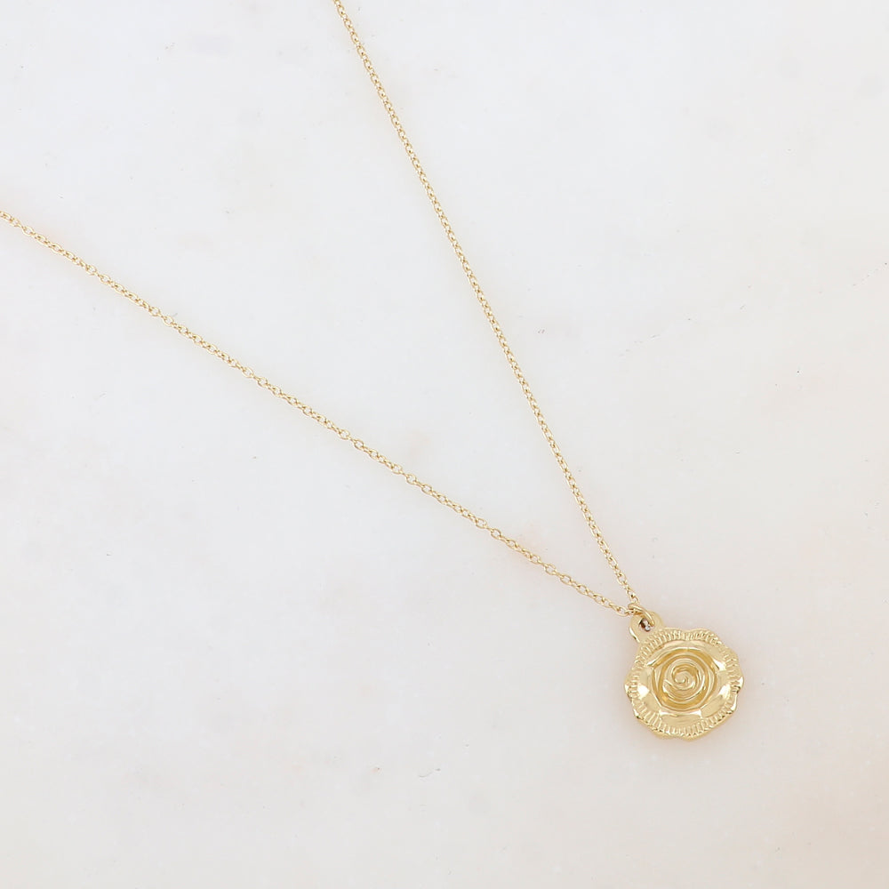 Collier avec pendentif fleur (40+5CM)
