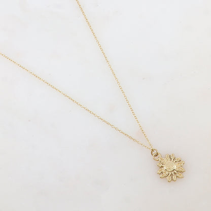 Collier avec pendentif fleur (40+5CM)