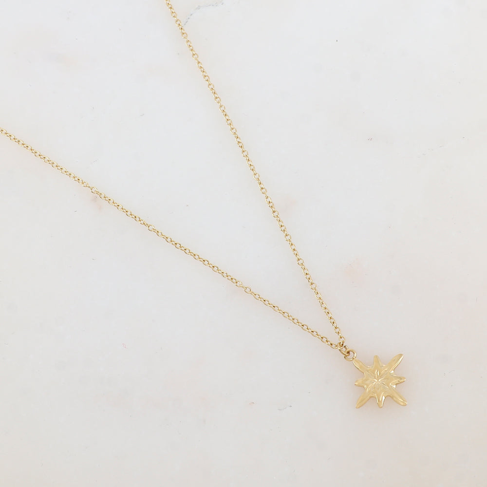 Collier avec pendentif étoile du nord (40+5CM)