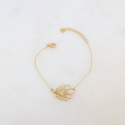 Bracelet avec pièce ajourée et motif étoile