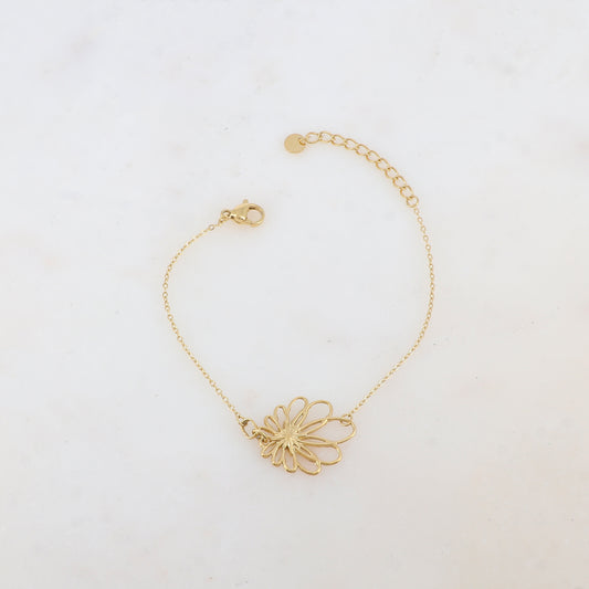 Bracelet avec pièce ajourée et motif étoile