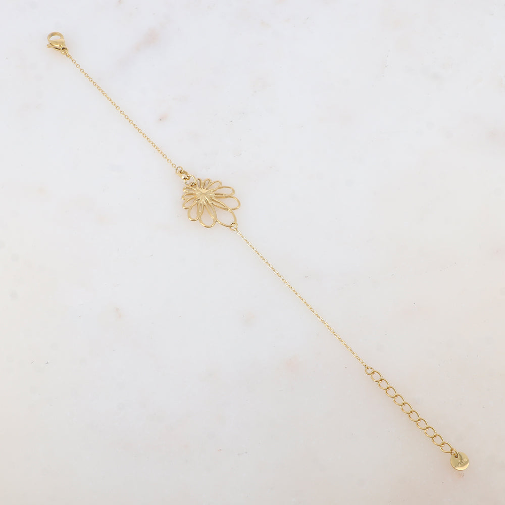 Bracelet avec pièce ajourée et motif étoile