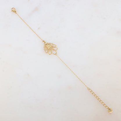 Bracelet avec pièce ajourée et motif étoile
