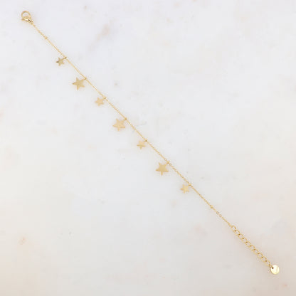 Bracelet avec pampilles étoiles