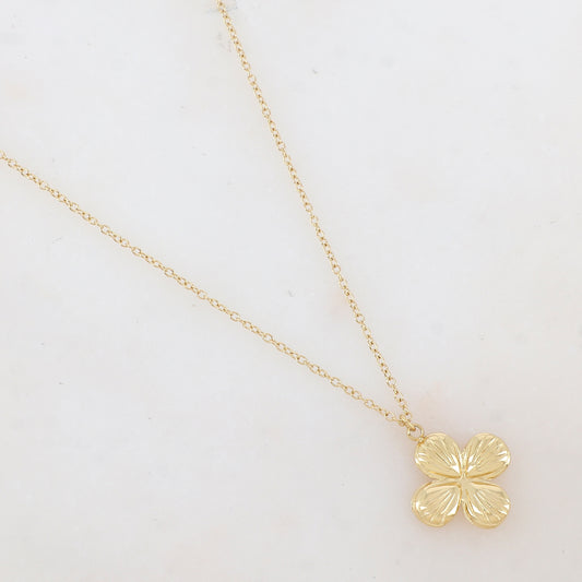 Collier avec pendentif fleur (40+5CM)