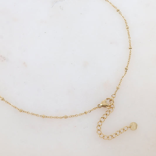 Sautoir avec pendentif anneau (60+5CM)