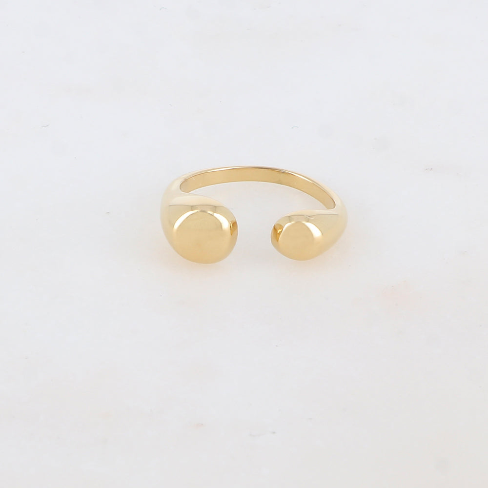 Bague réglable avec effet miroir