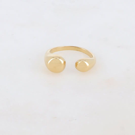 Bague réglable avec effet miroir