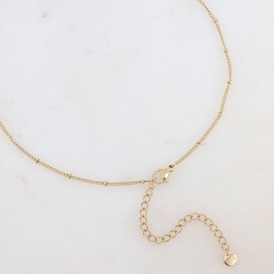 Sautoir avec pendentif rond (60+7CM)