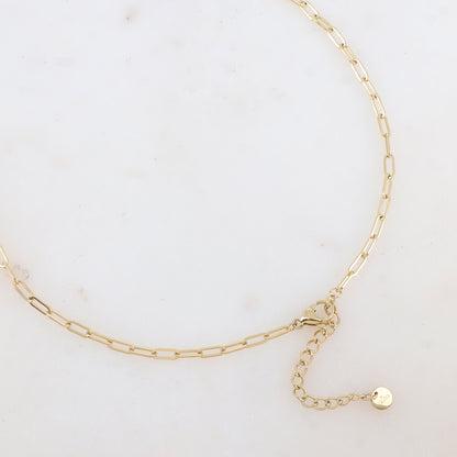 Collier en maille avec perle d'eau douce, pampille soleil avec petite boule (50+5CM)