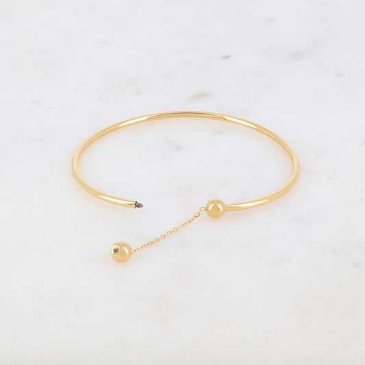 Jonc lisse et fin ajustable et dévissable