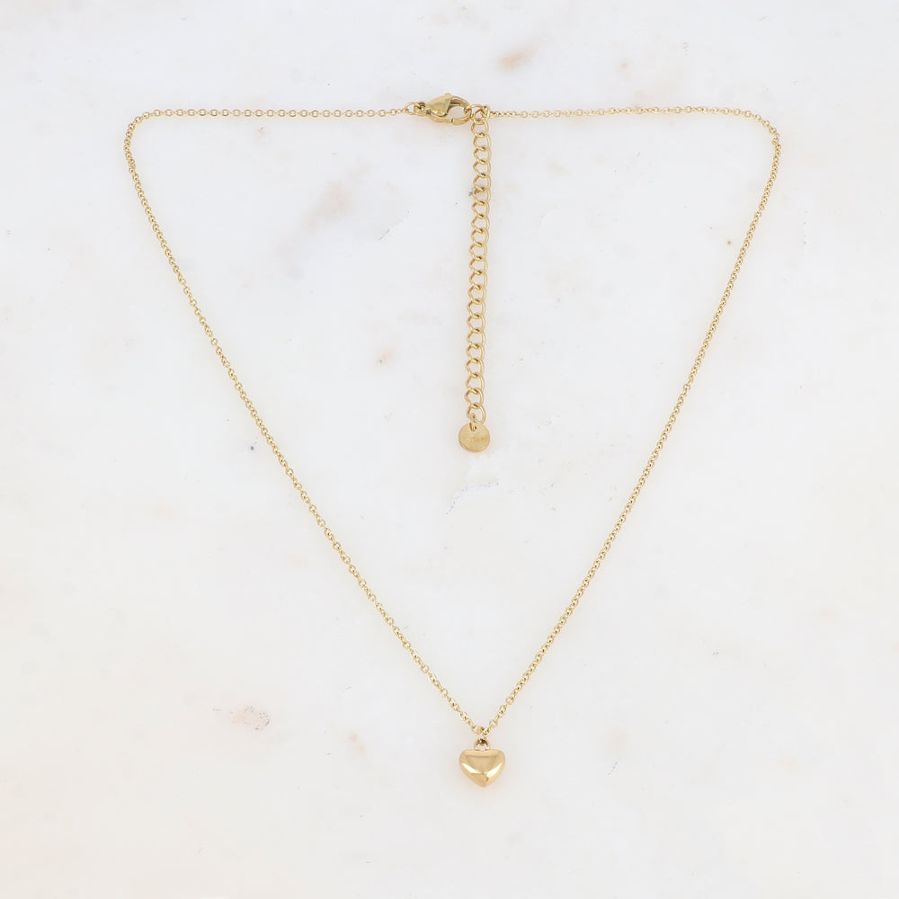 Collier avec cœur (38+7CM)