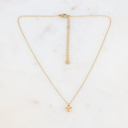 Collier avec cœur (38+7CM)