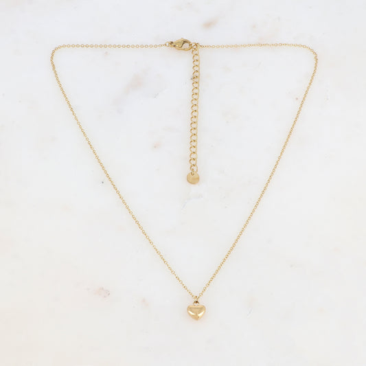 Collier avec cœur (38+7CM)