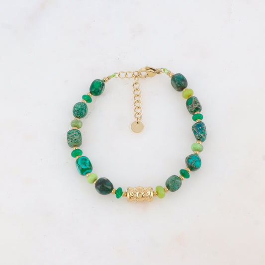 Bracelet avec pierres naturelles