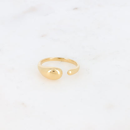 Bague ouverte - formes arrondies