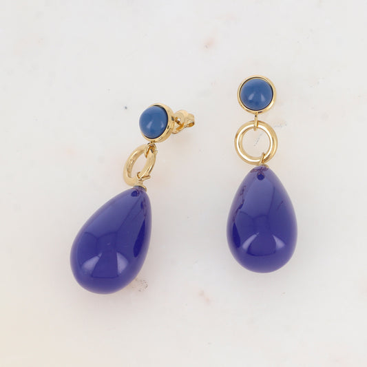 B.O. à puce avec anneau et acétate 1,6x 5,4 cm