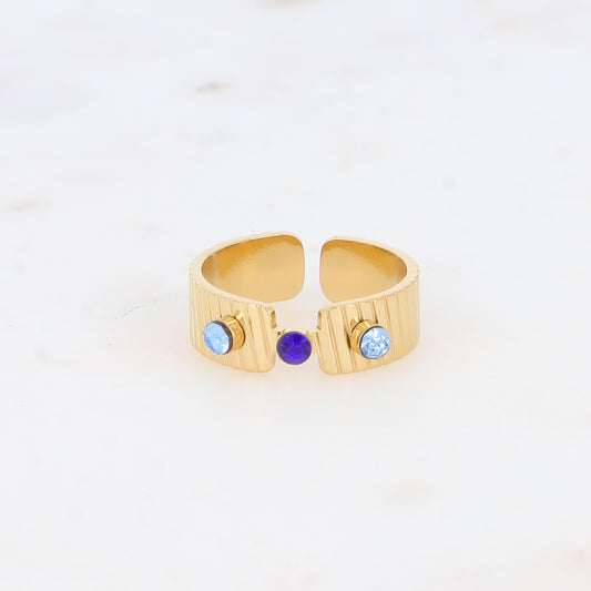 Bague avec strass