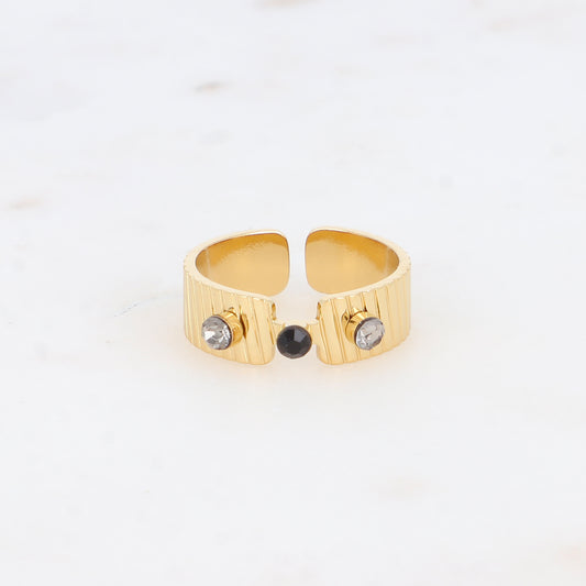 Bague avec strass