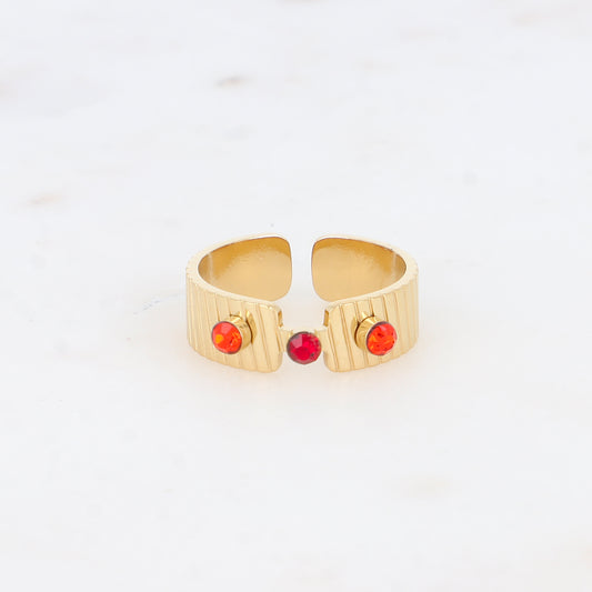 Bague avec strass