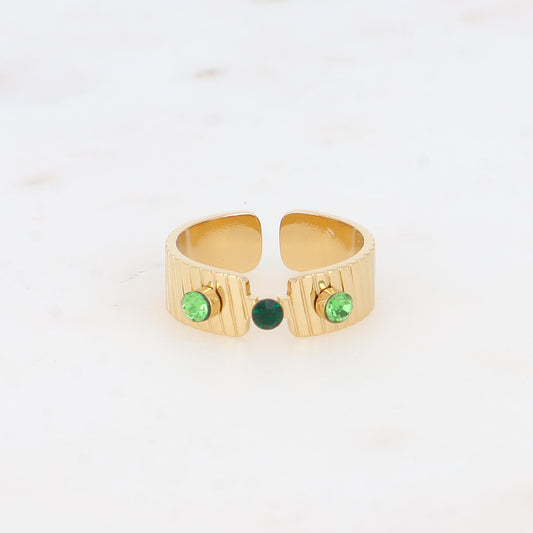 Bague avec strass