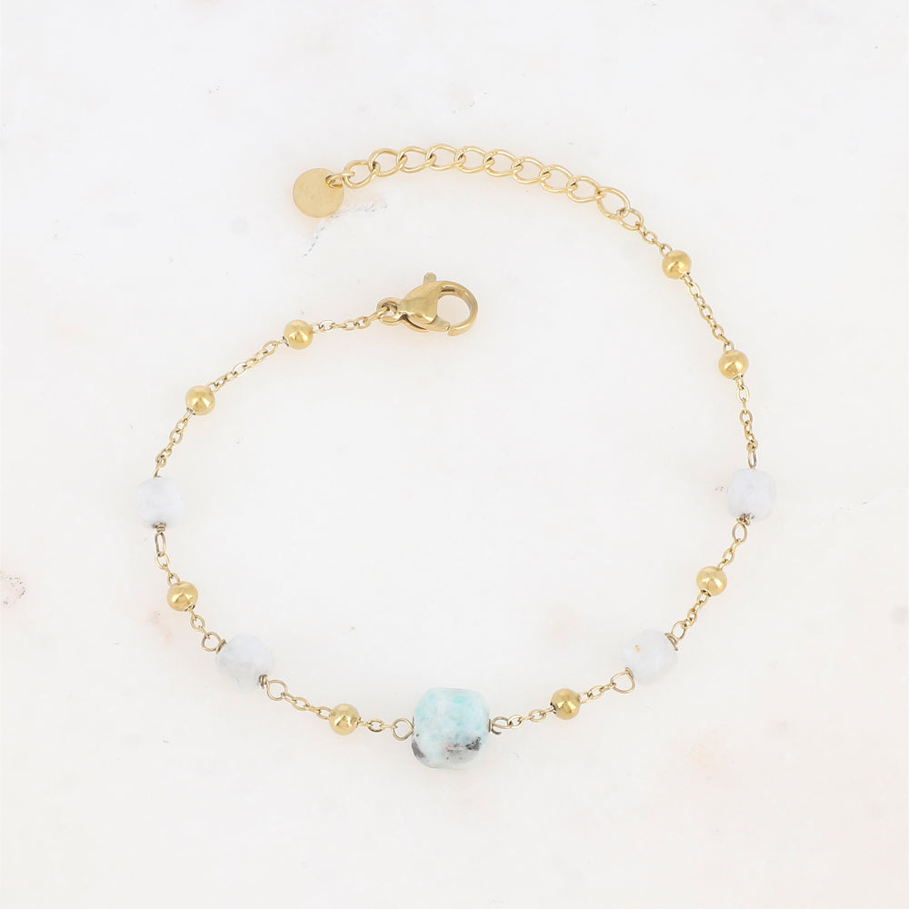 Bracelet avec pierres naturelles