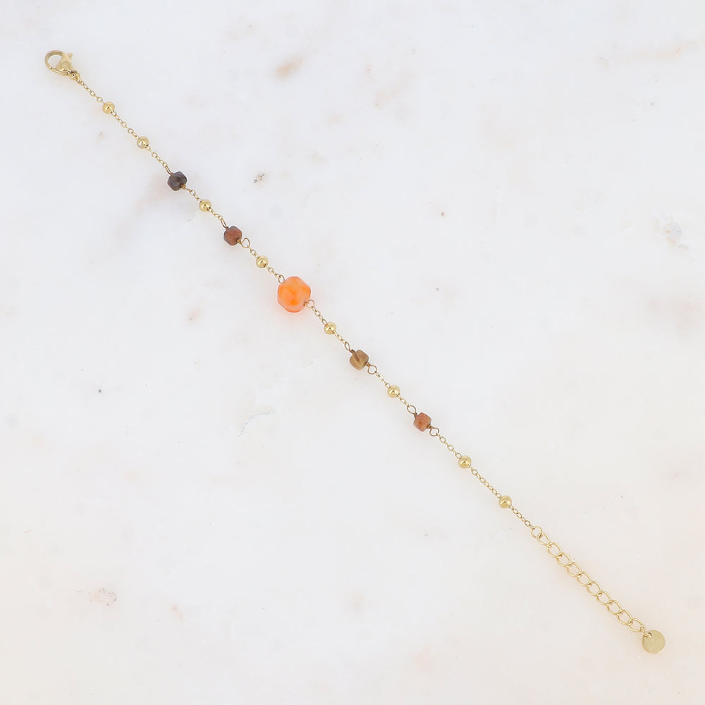 Bracelet avec pierres naturelles